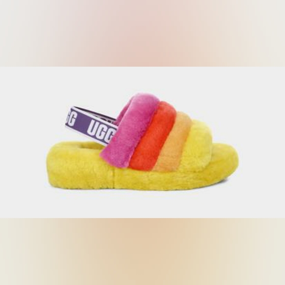 UGG women's Pride Fluff Yeah Slide - Picture 2 of 6
